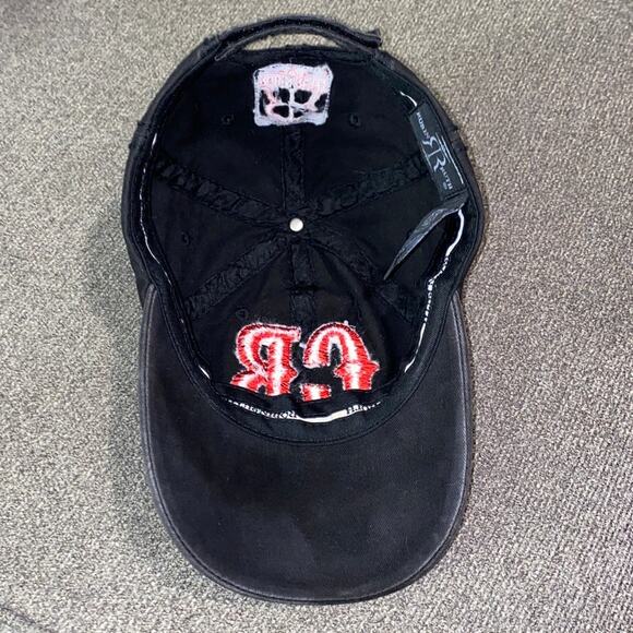 CB Cabo Hat Robin Ruth Original Black Red Embroidered adjustable unisex 3D Wabo - Picture 9 of 12